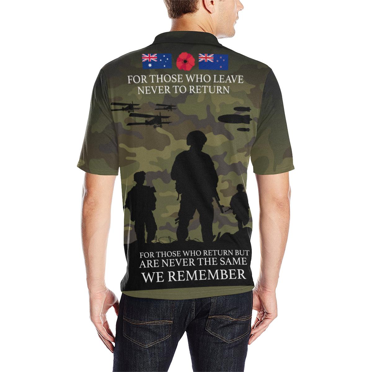 Anzac Polo - Anzac Lest We Forget Ver05 Polo Shirt