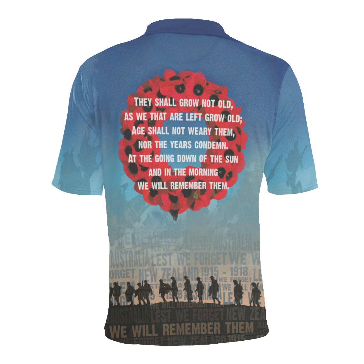 Anzac Polo - Anzac Lest We Forget Ver06 Polo Shirt