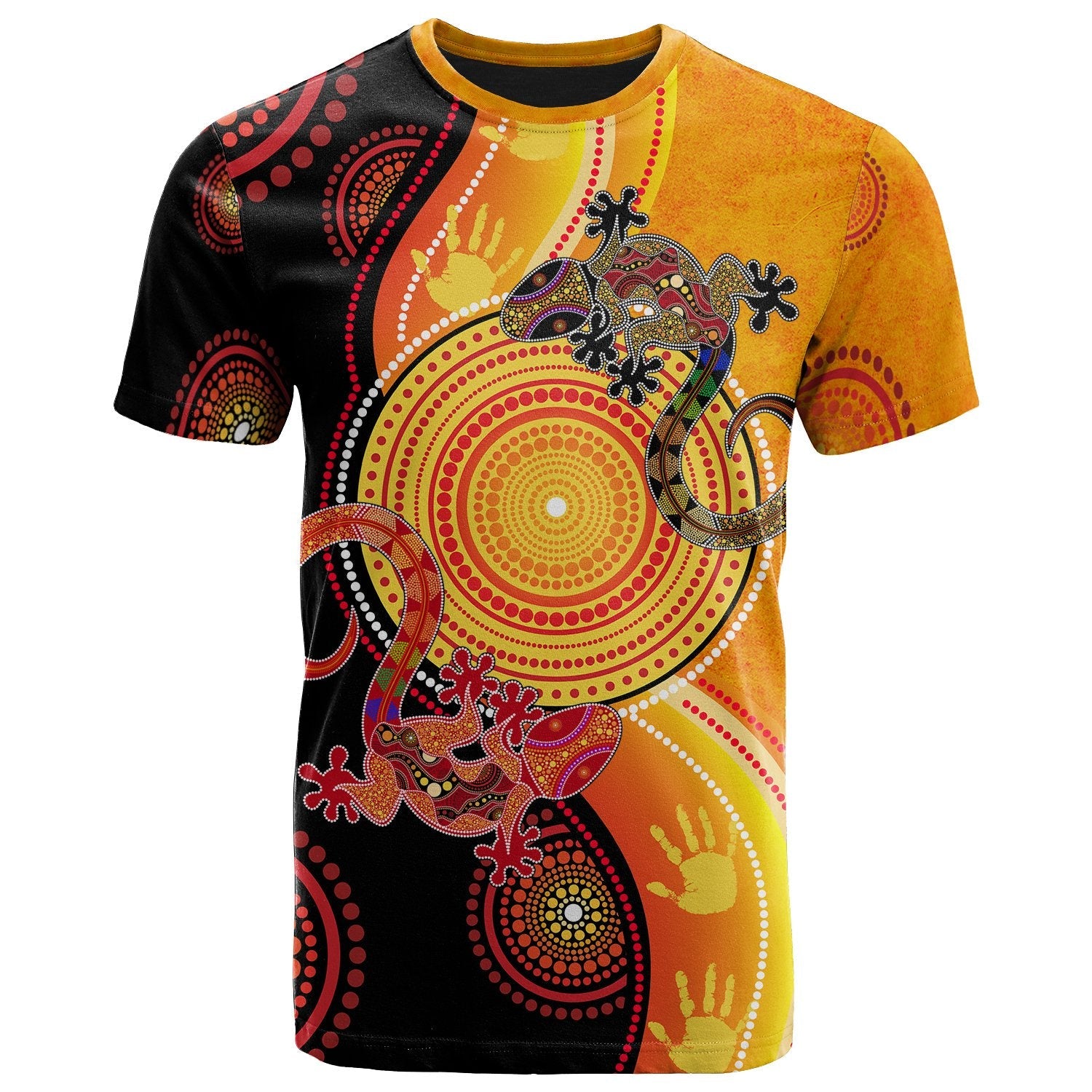 Aboriginal TShirt - Couple Aboriginal Lizards