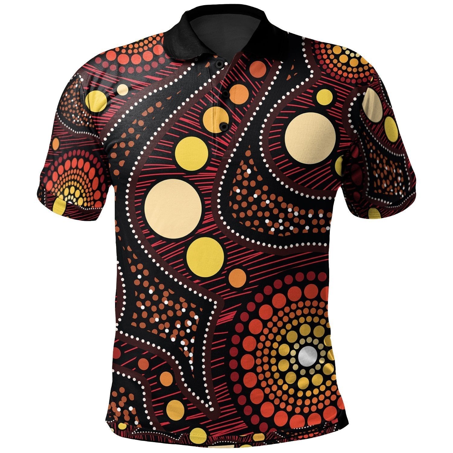 Aboriginal Polo - Aboriginal Art Ver01 Polo Shirt