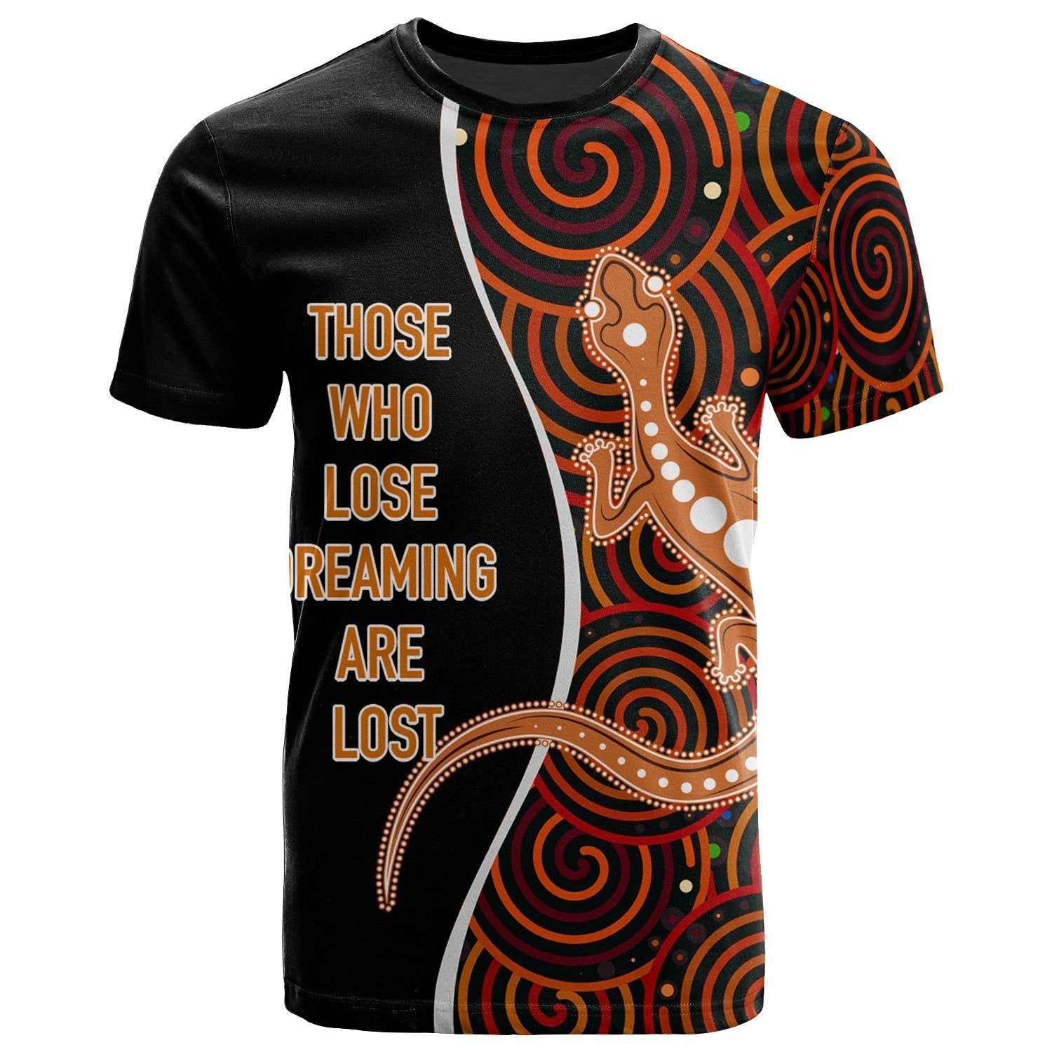Aboriginal TShirt - Indigenous Lizard Dreaming