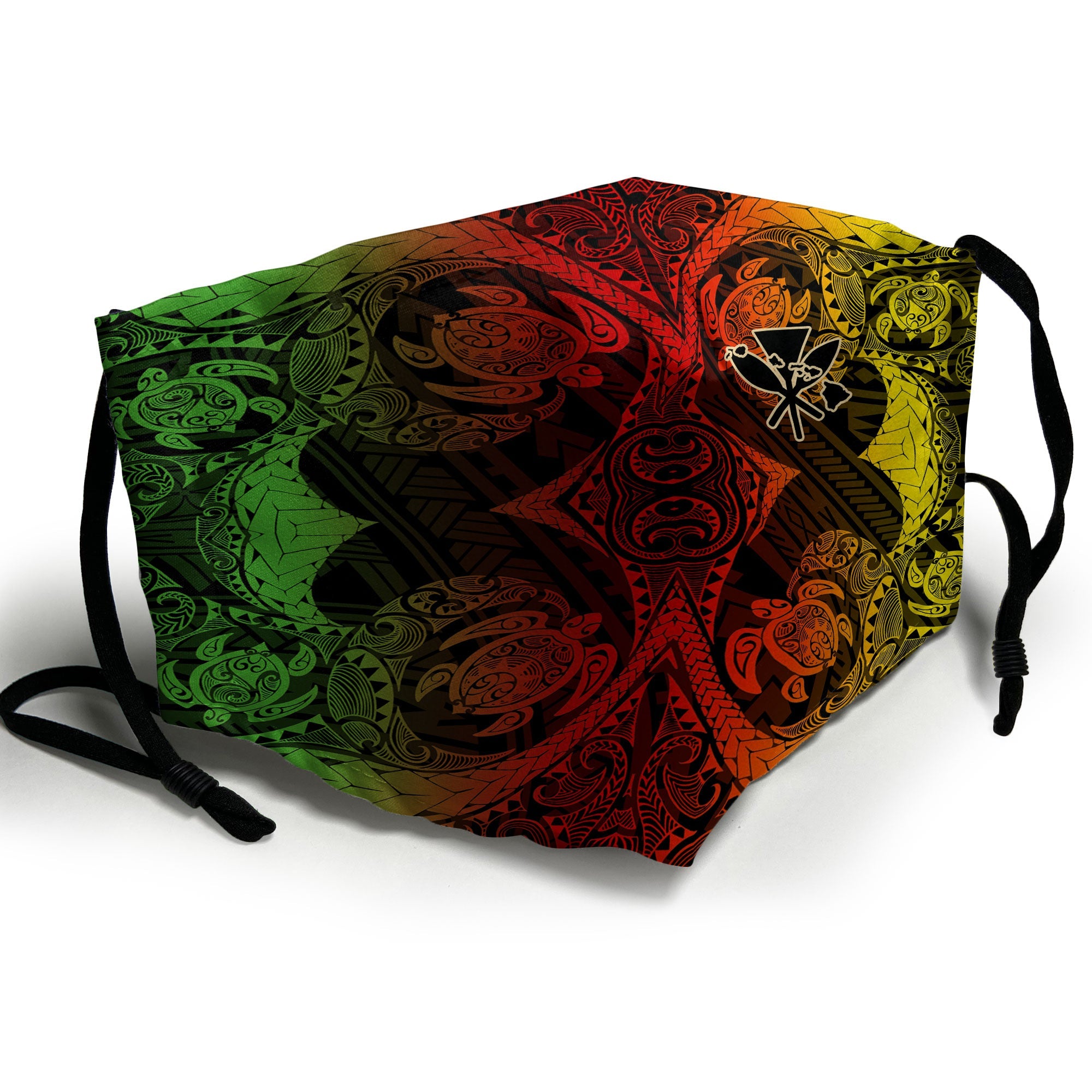 Kanaka Maoli Hawaii Face Mask Reggae Style