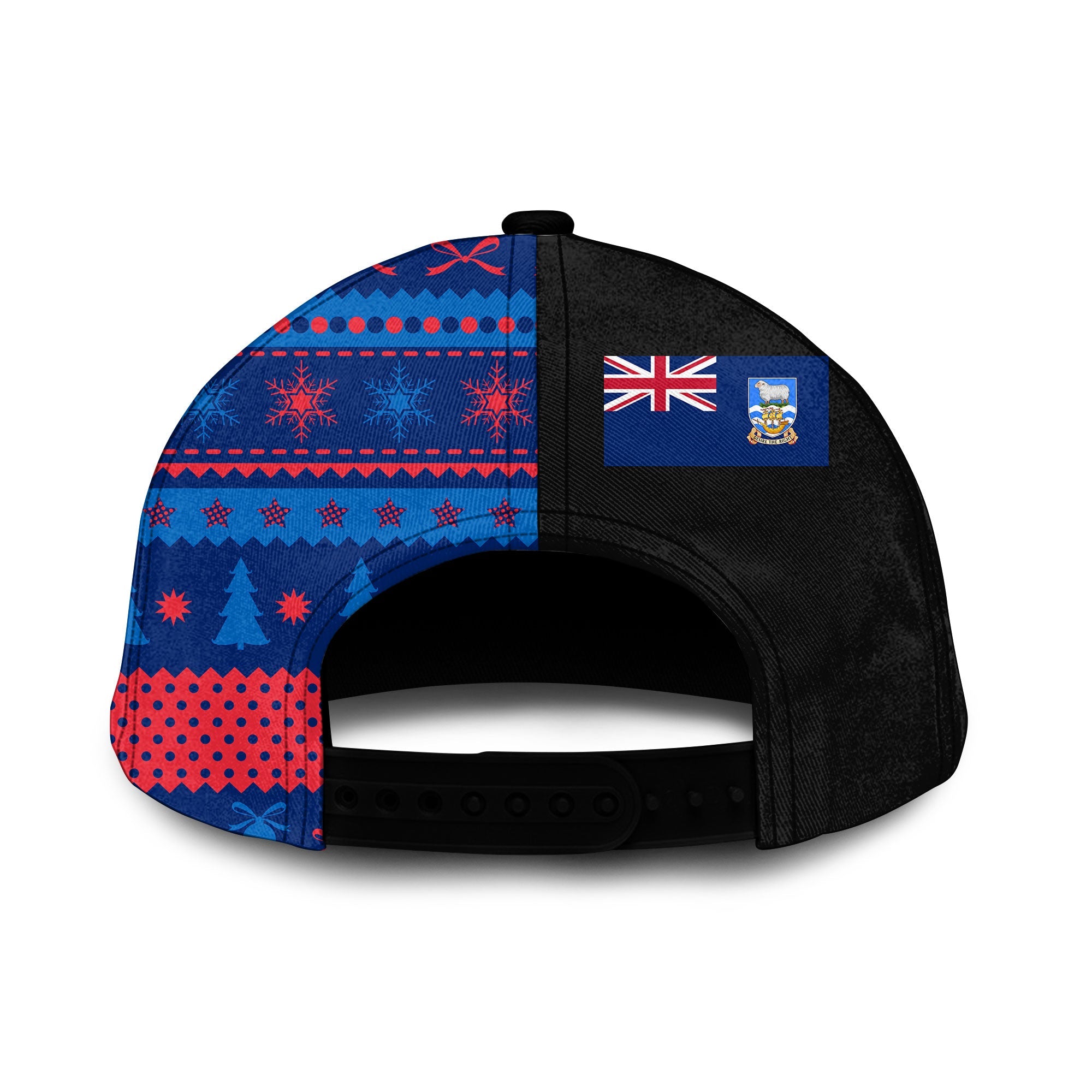 Falkland Islands Classic Cap Coat Of Arms Christmas Style