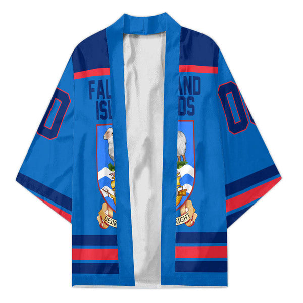 Falkland Islands Kimono Flag & Coat Of Arms Hockey Style