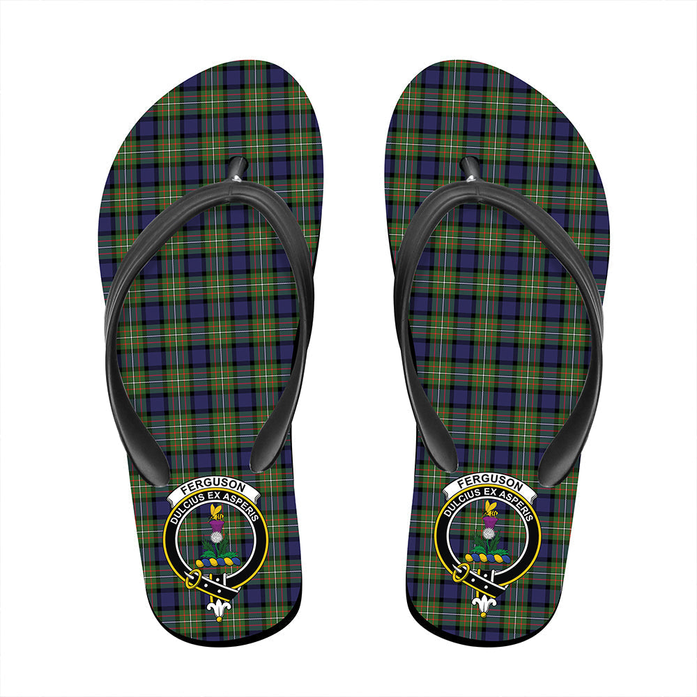 Fergusson Modern Tartan Crest Flip Flop