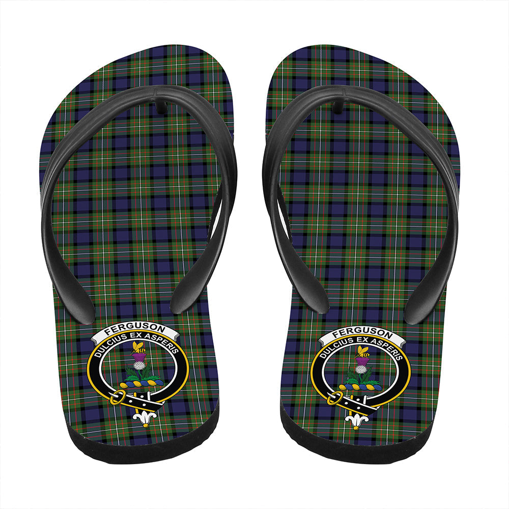 Fergusson Modern Tartan Crest Flip Flop