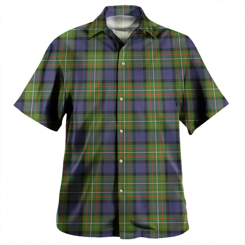 Scottish Tartan Fergusson Modern Clan Hawaiian Shirt Plaid Style