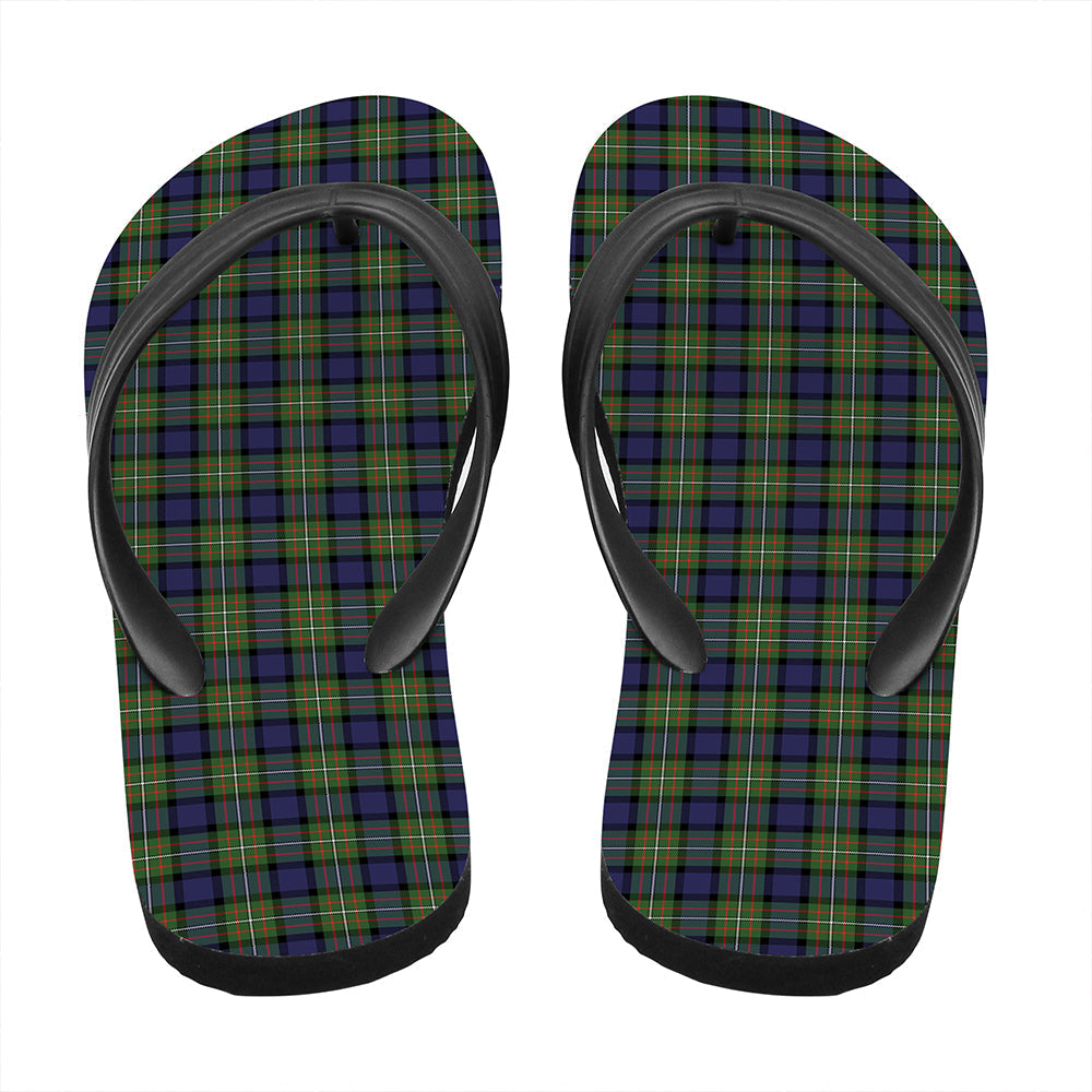 Fergusson Modern Tartan Plaid Flip Flop