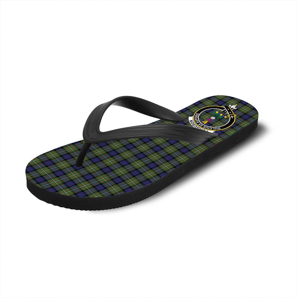 Fergusson Modern Tartan Crest Flip Flop