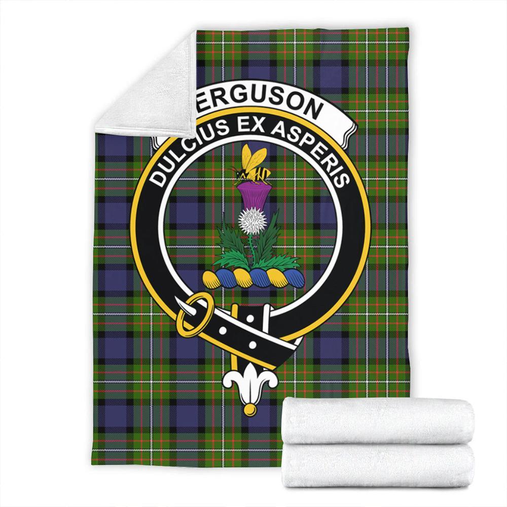 Fergusson Modern Tartan Crest Premium Blanket