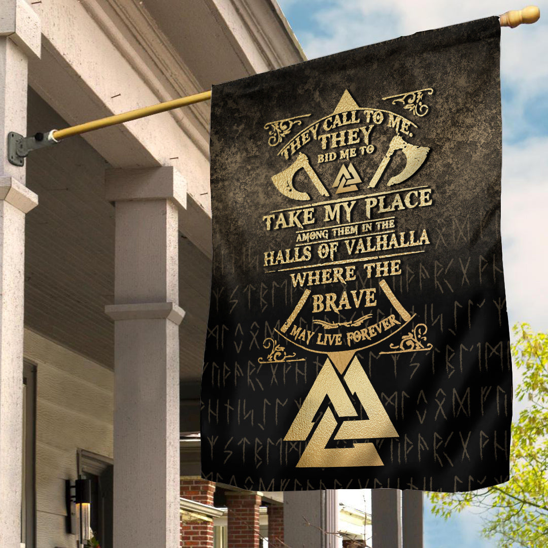 Viking Garden Flag Vikings Hall of Valhalla