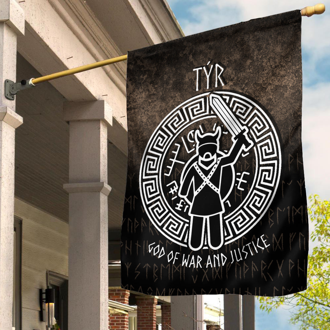 Viking Garden Flag Tyr God Of War And Justice