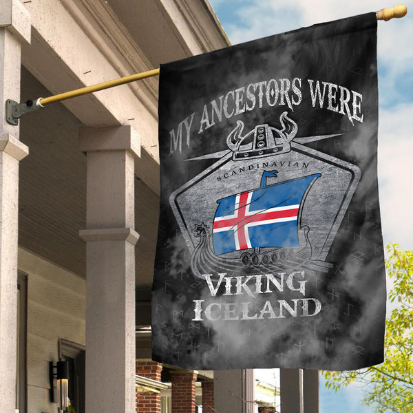 Viking Garden Flag Viking Iceland Drakka Scandinavian