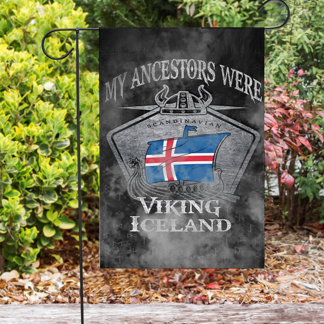 Viking Garden Flag Viking Iceland Drakka Scandinavian