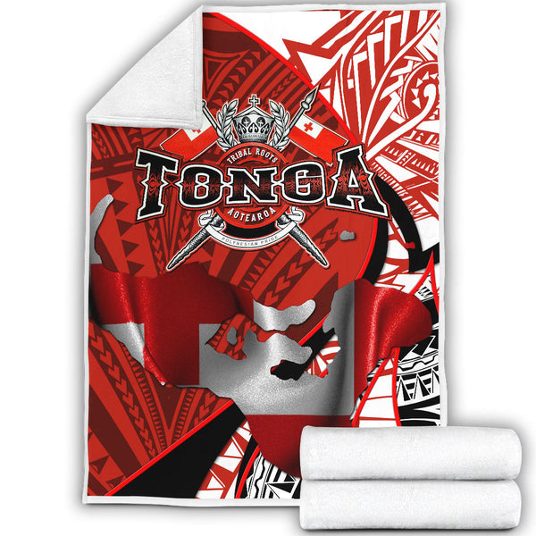 Tonga In My Heart Royal Coat Of Arms Blanket