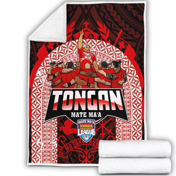 Tonga Mate Ma'a Rugby League Blanket