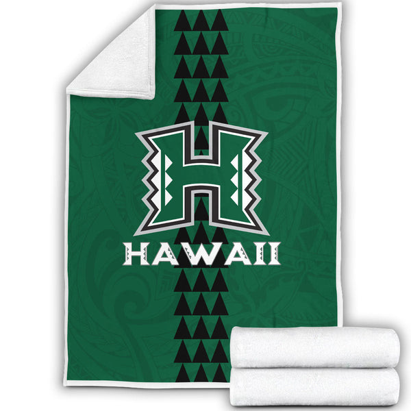 Hawaii Rainbow Warriors Rugby Blanket