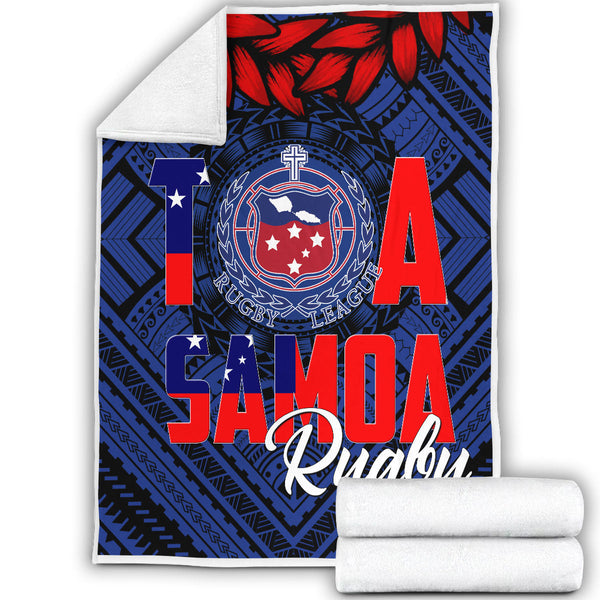 Polynesian Samoa Blanket Toa Samoa Rugby Ula Fala Style