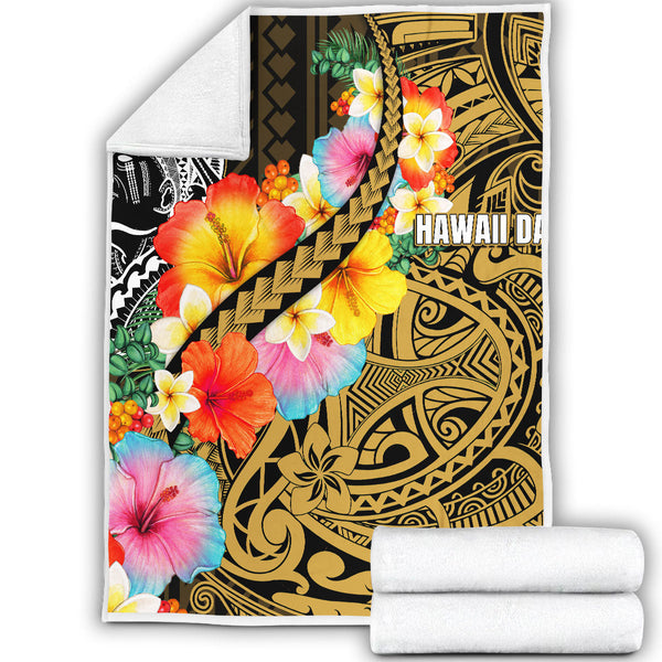 Hawaii Day King Kamehameha Blanket