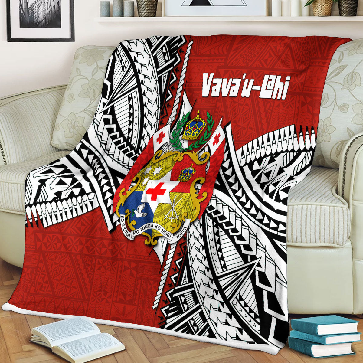 Tonga Vava'u Lahi Coat Of Arms Blanket