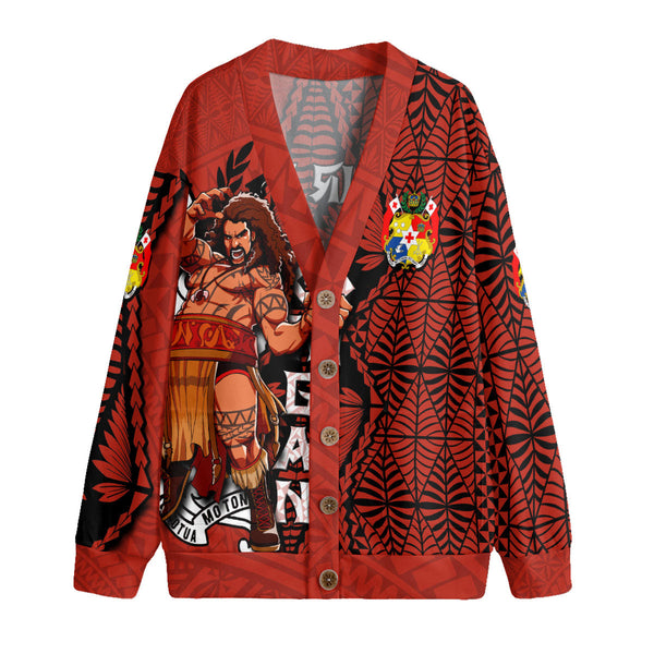 Custom Tonga The Tonga Terror Knitted Fleece Cardigan