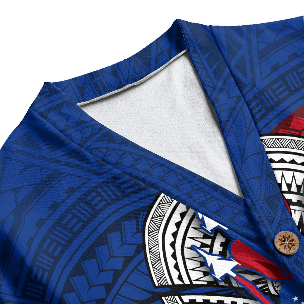 Samoa Independence Day 1st June Knitted Fleece Cardigan