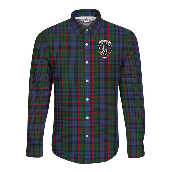 FletcherTartan Crest Long Sleeve Button Shirt