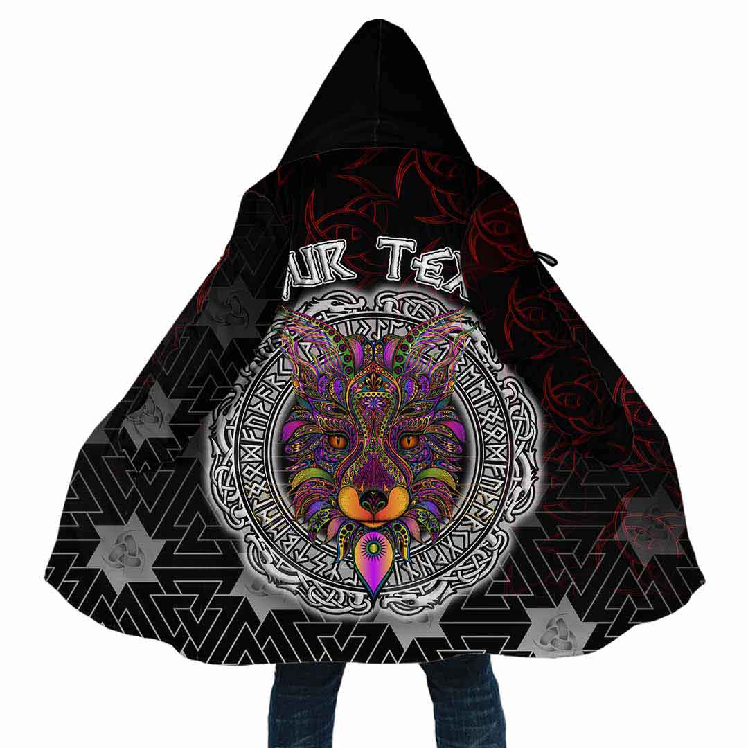 Custom Viking Hooded Coat Fox Special Style