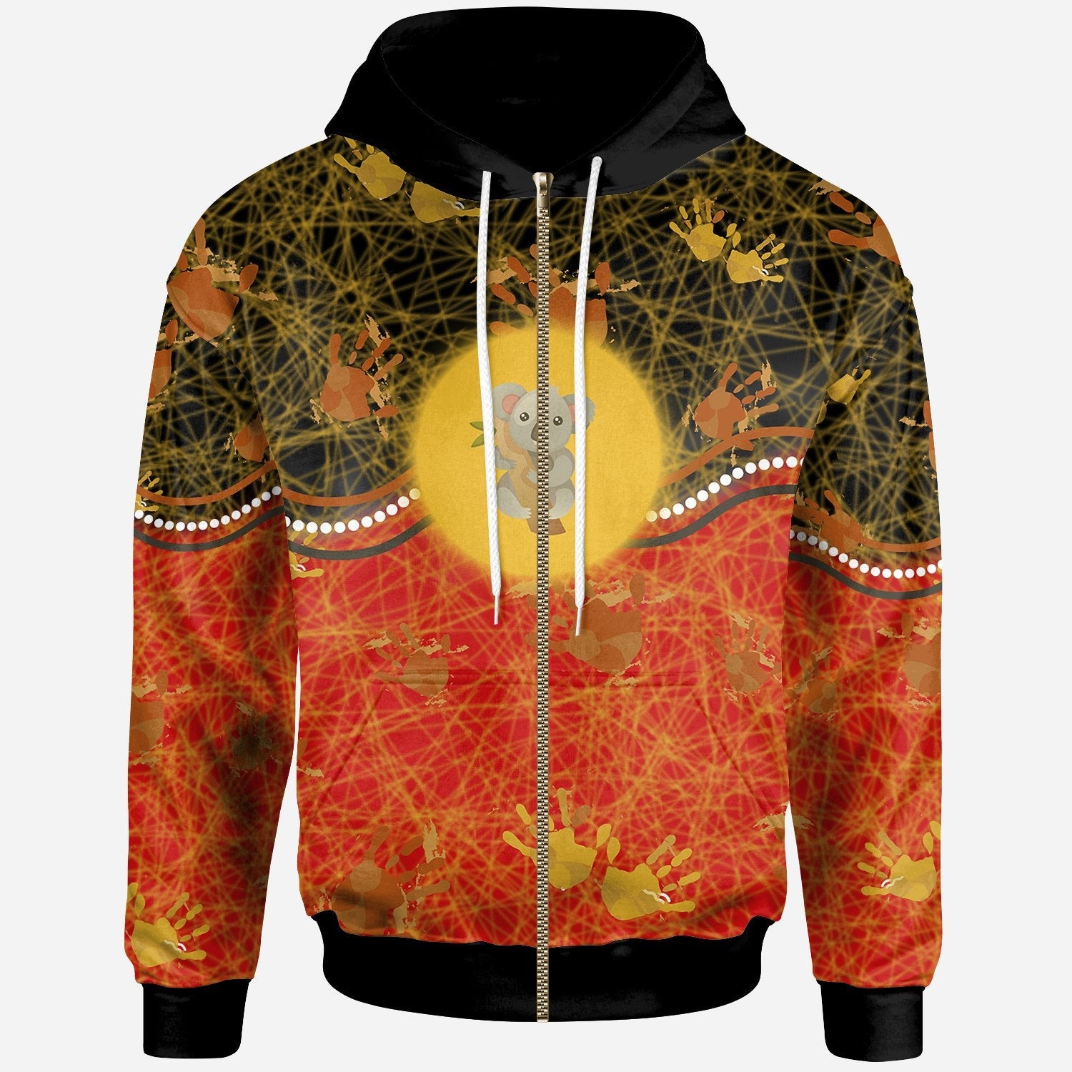 Zip Hoodie - The Pride Of Aboriginal People