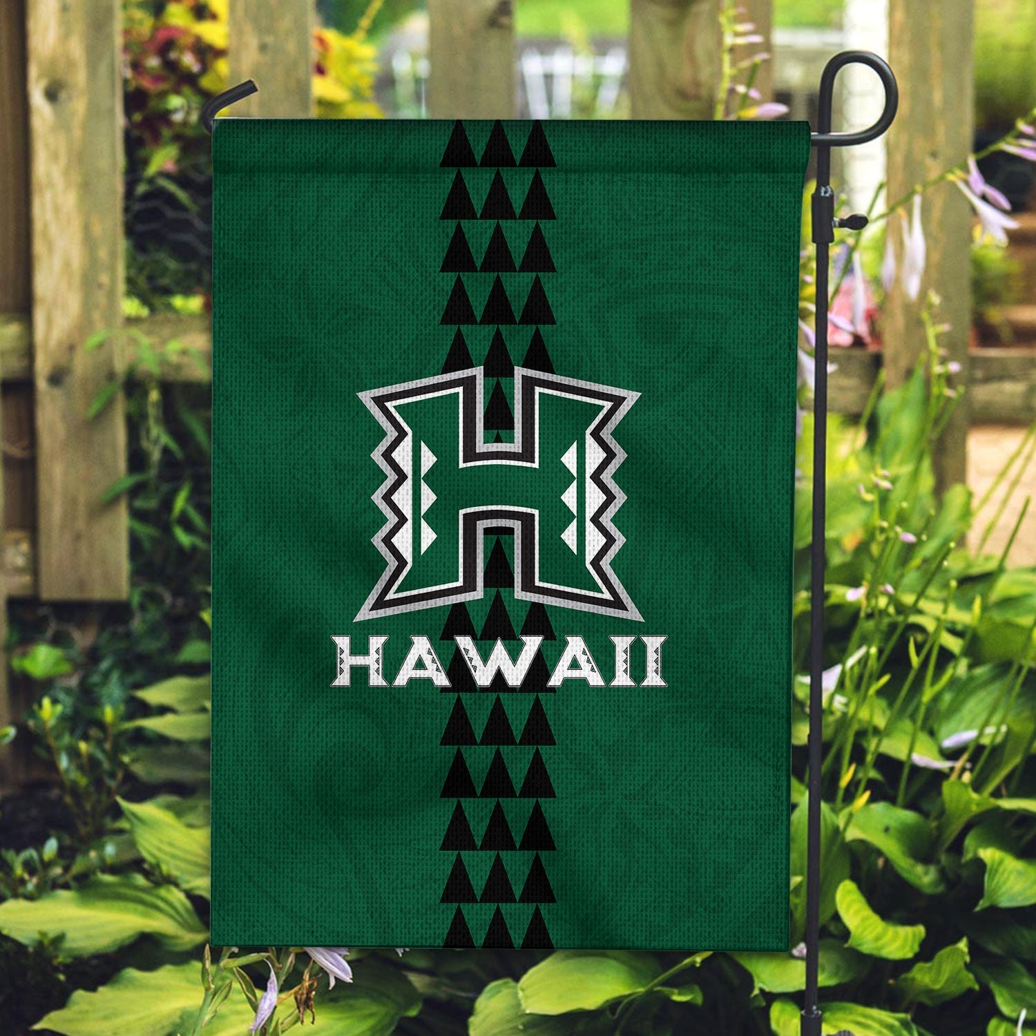 Hawaii Rainbow Warriors Rugby Garden Flag