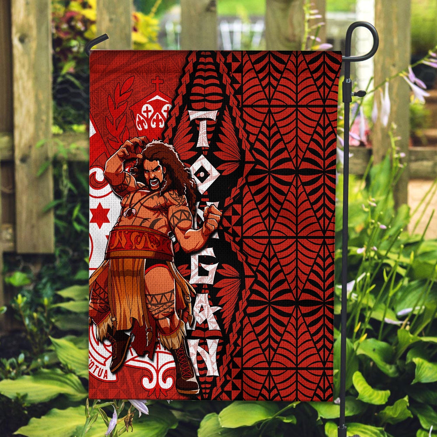 Tonga The Tonga Terror Garden Flag