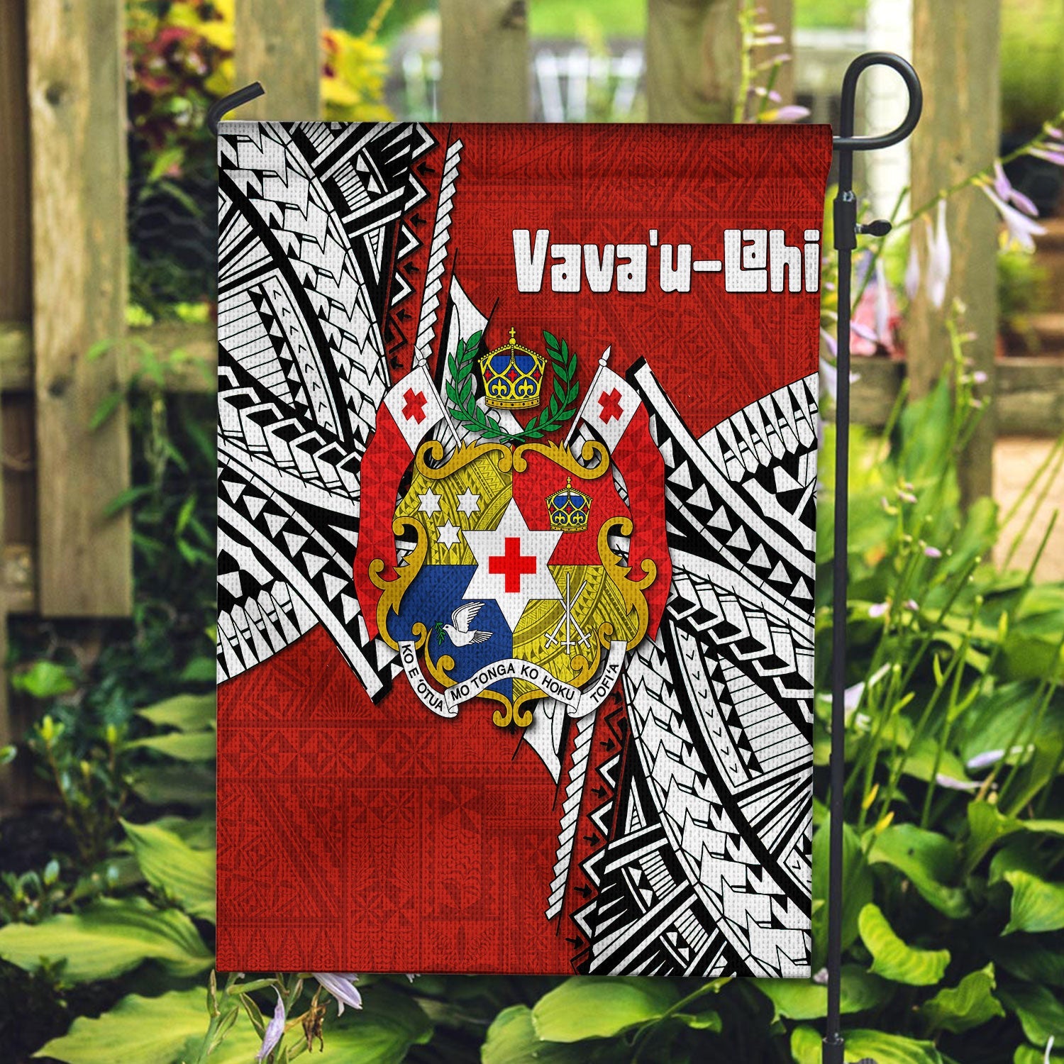 Tonga Vava'u Lahi Coat Of Arms Garden Flag