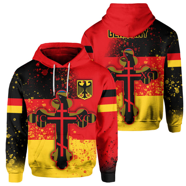 Germany Hoodie Flag & Coat Of Arms Orthodox Style