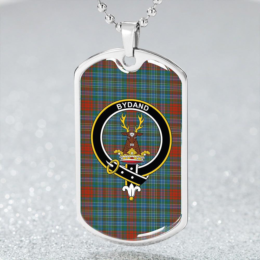 Gordon (Wilsons) Ancient Clan Badge Classic Tartan Dog Tag Necklace
