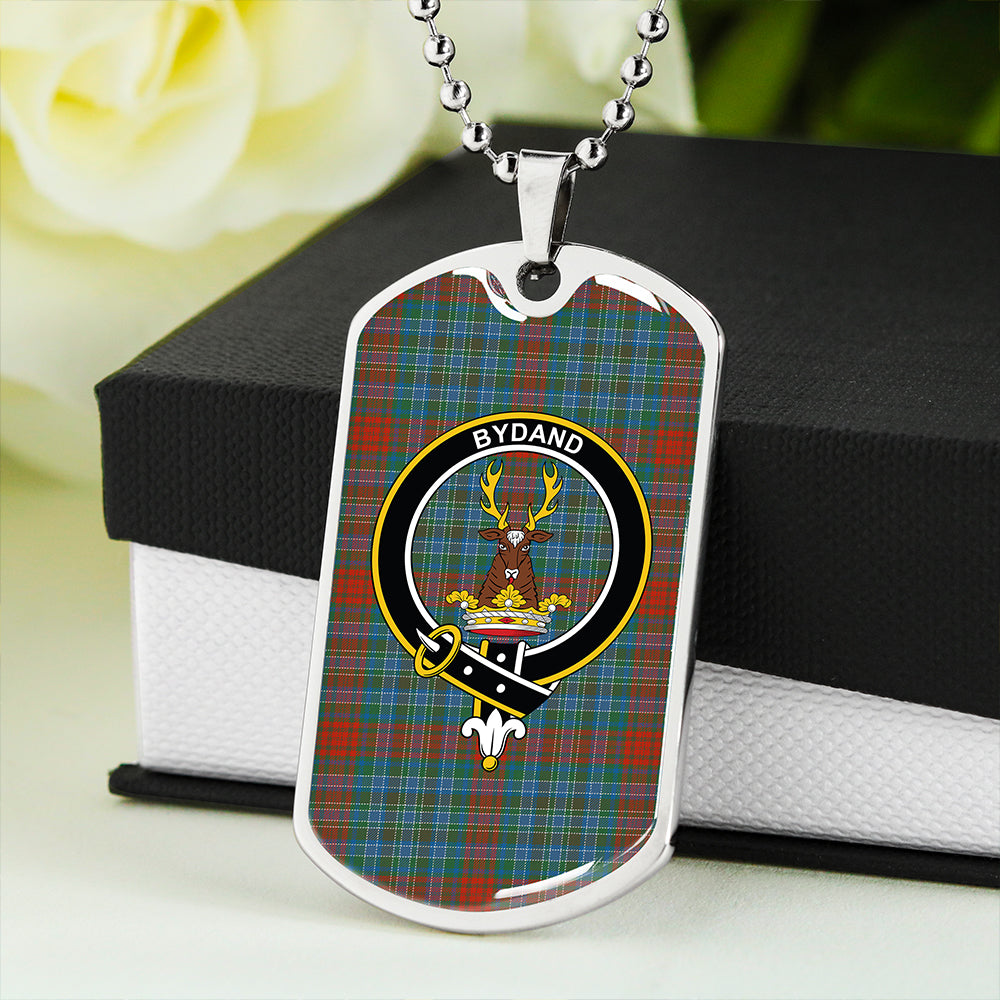 Gordon (Wilsons) Ancient Clan Badge Classic Tartan Dog Tag Necklace