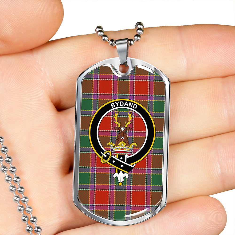 Gordon of Abergeldie Ancient Clan Badge Classic Tartan Dog Tag Necklace