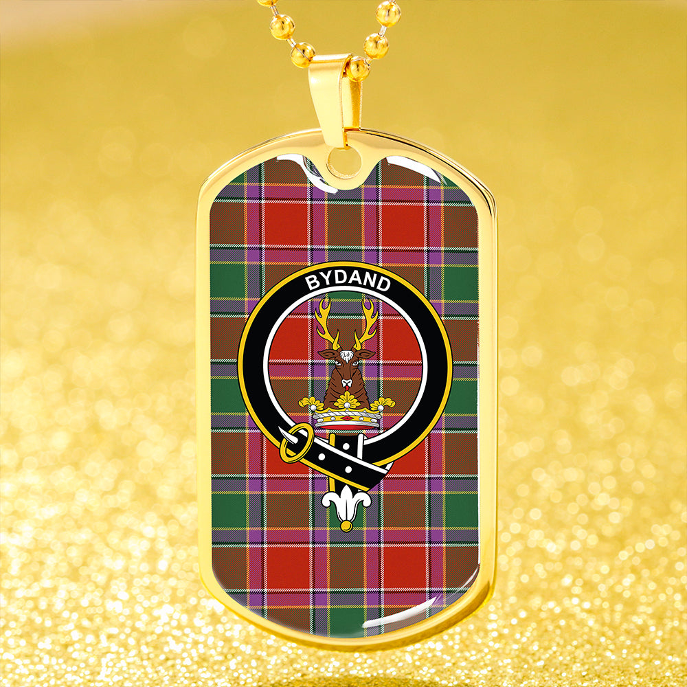 Gordon of Abergeldie Ancient Clan Badge Classic Tartan Dog Tag Necklace