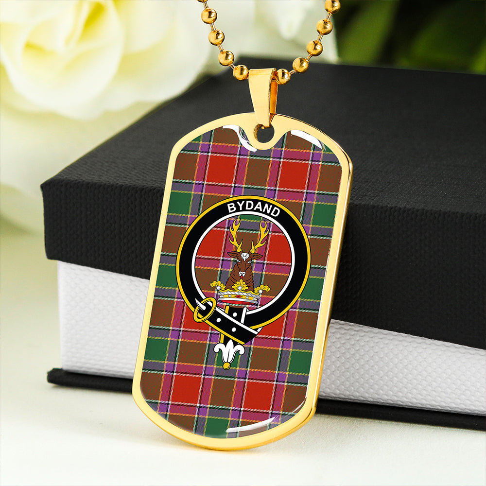 Gordon of Abergeldie Ancient Clan Badge Classic Tartan Dog Tag Necklace