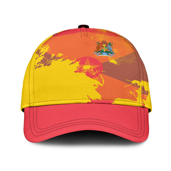 Grenada Classic Cap Flag & Coat Of Arms Paint Style