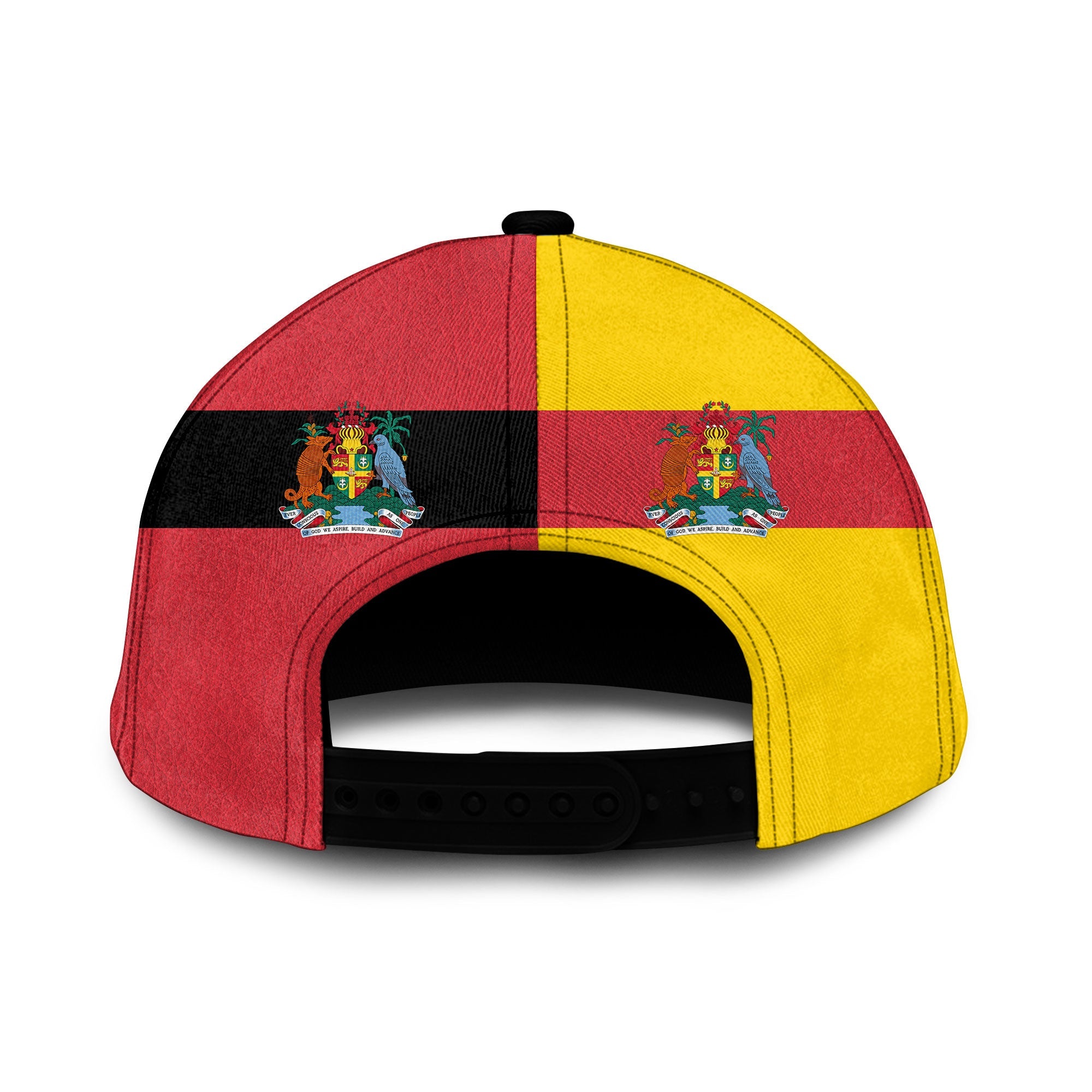 Grenada Classic Cap Flag & Coat Of Arms Leather Style