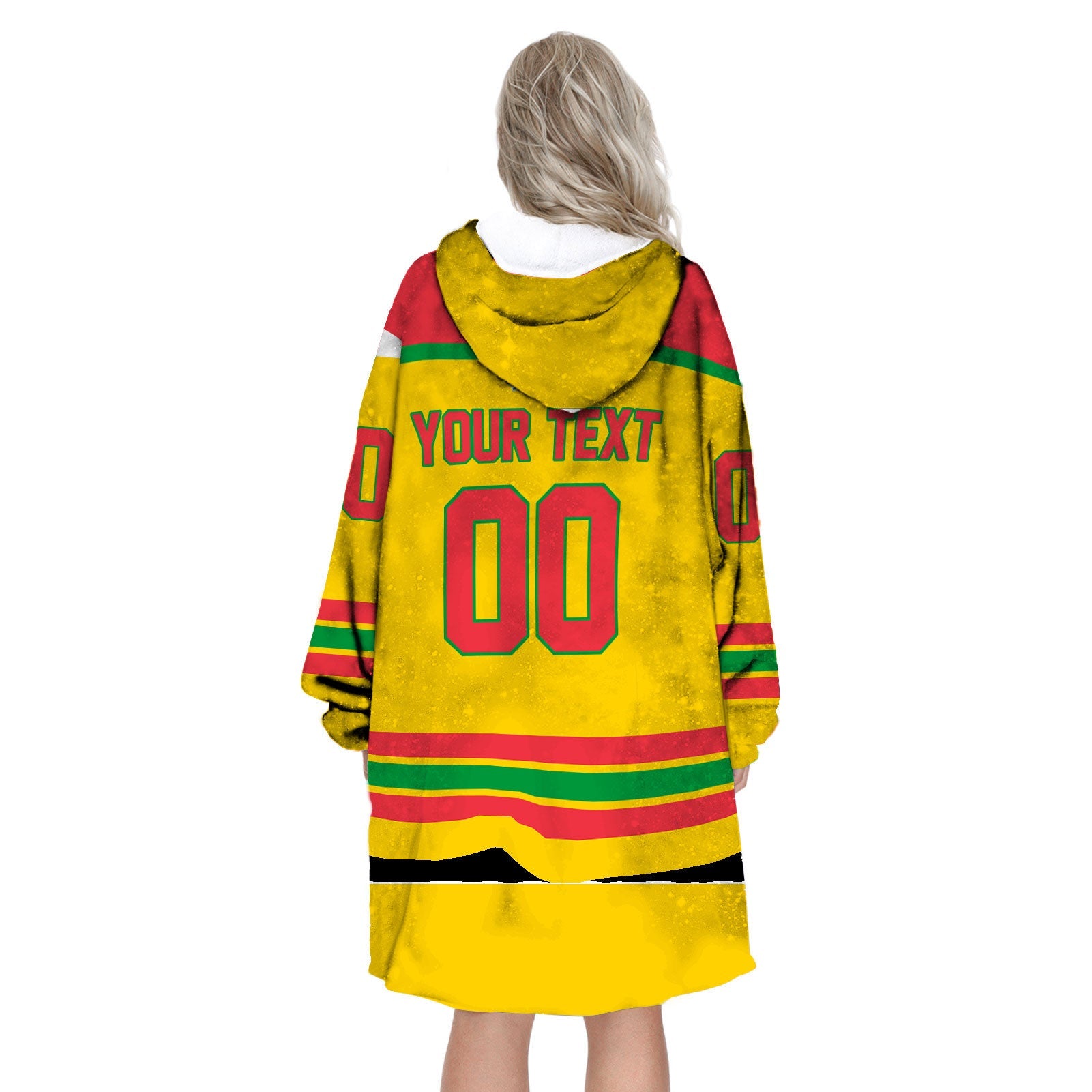 Grenada Snug Hoodie Flag & Coat Of Arms Hockey Style