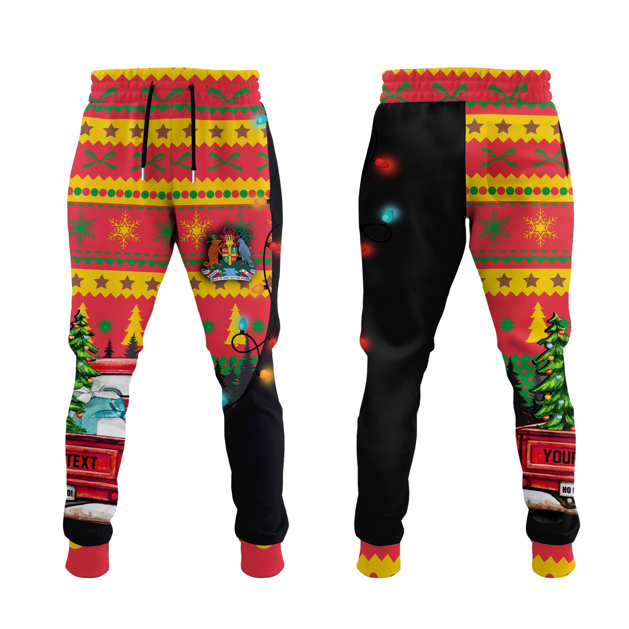 Grenada Jogger Pant Coat Of Arms Christmas Style