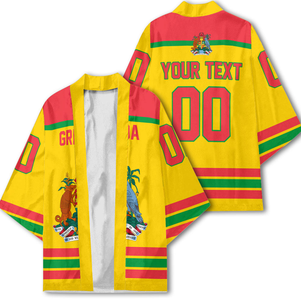 Grenada Kimono Flag & Coat Of Arms Hockey Style