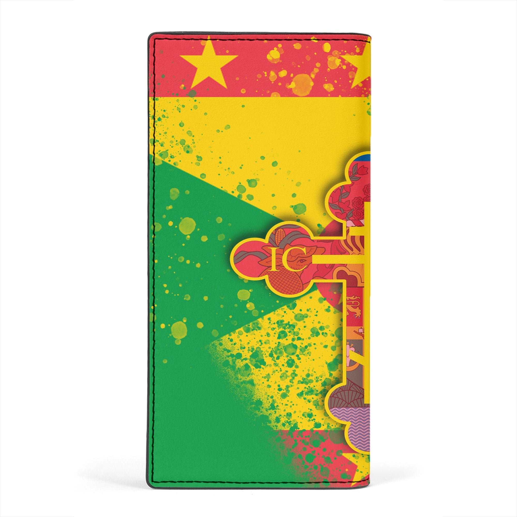 Grenada Leather Wallet Flag & Coat Of Arms Orthodox Style