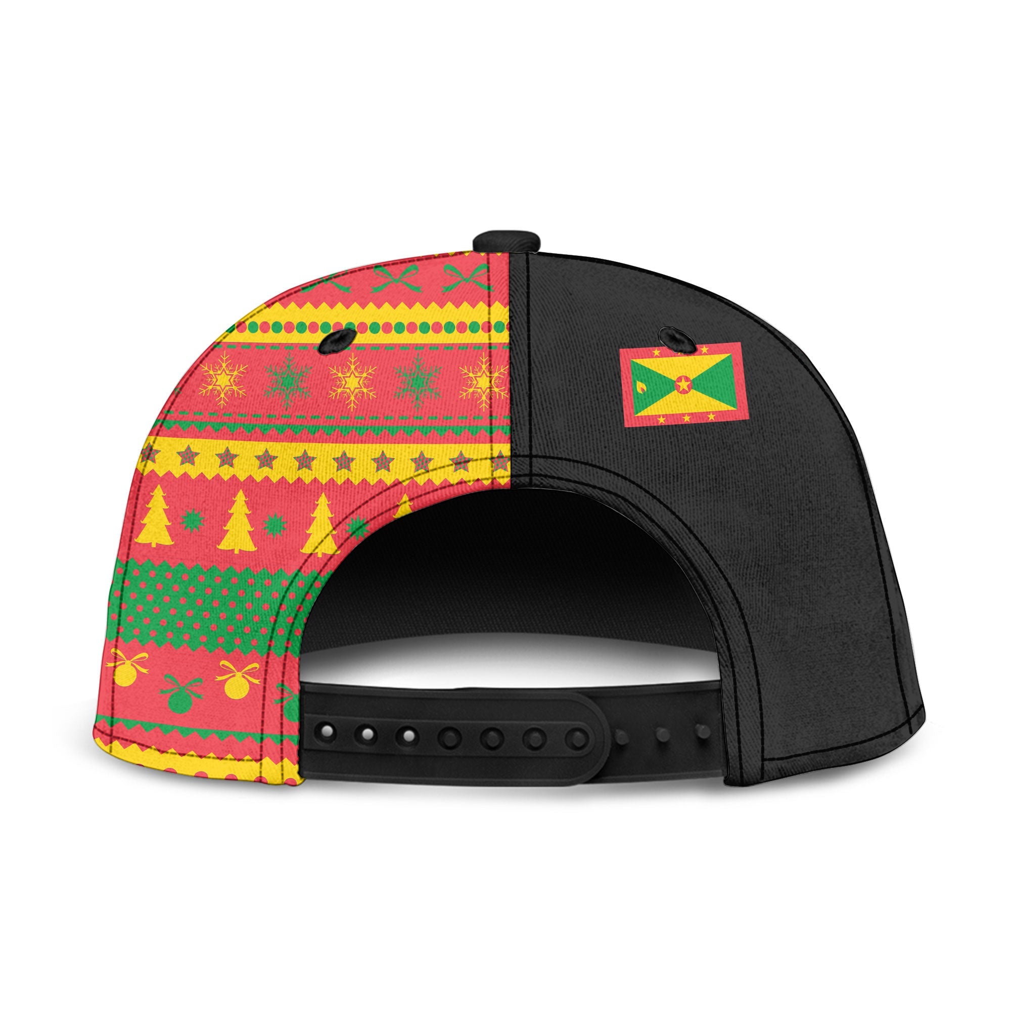 Grenada Snapback Hat Coat Of Arms Christmas Style