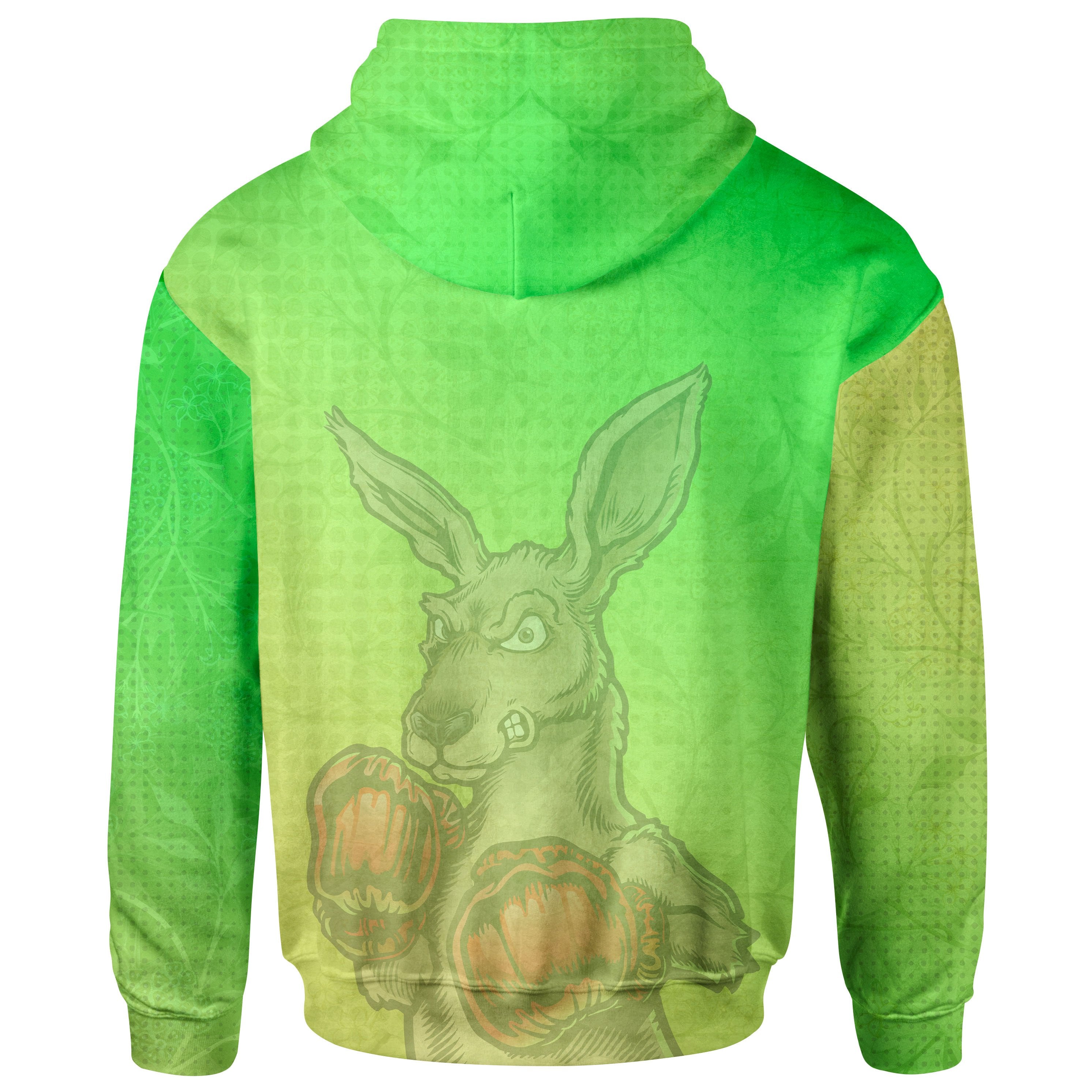 Zip Hoodie - Kangaroo Boxing- Aussie Spirit