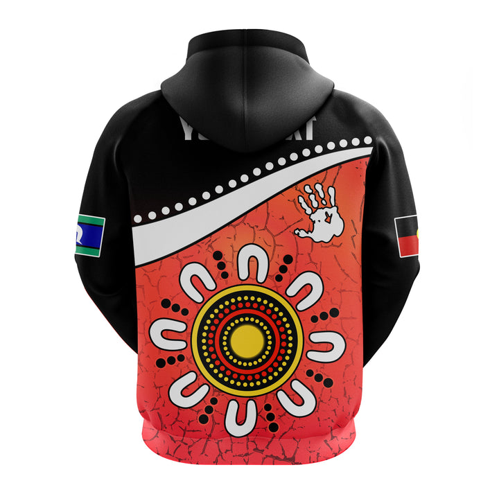 (Custom Personalised) NAIDOC Week 2022 Hoodie Torres Strait Islander Version Red Aboriginal The Dhari