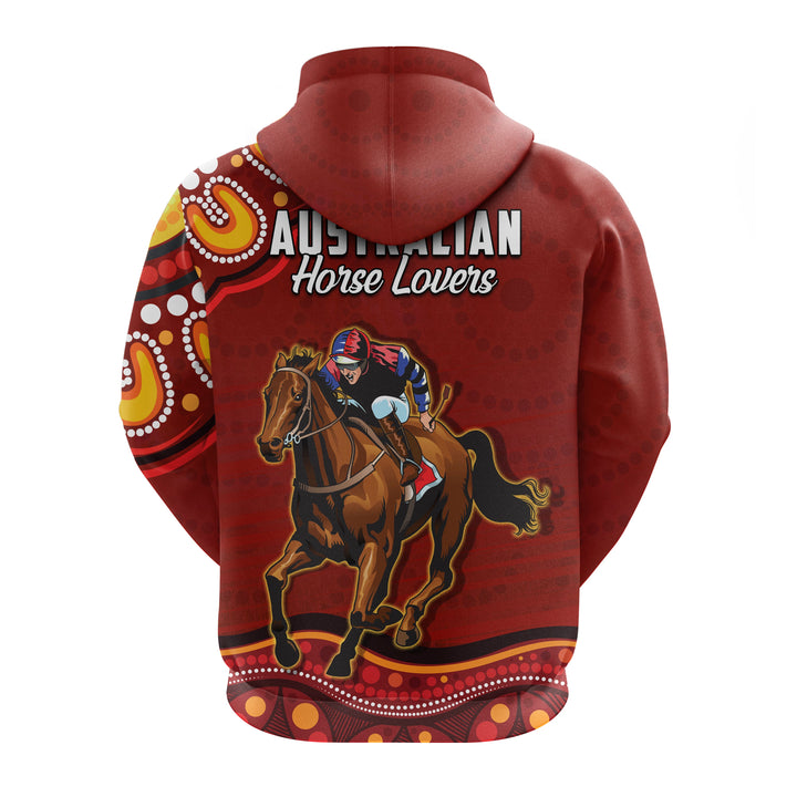(Custom Personalised) Launceston Cup 2022 Hoodie Australia Aboriginal Red Horse Lovers