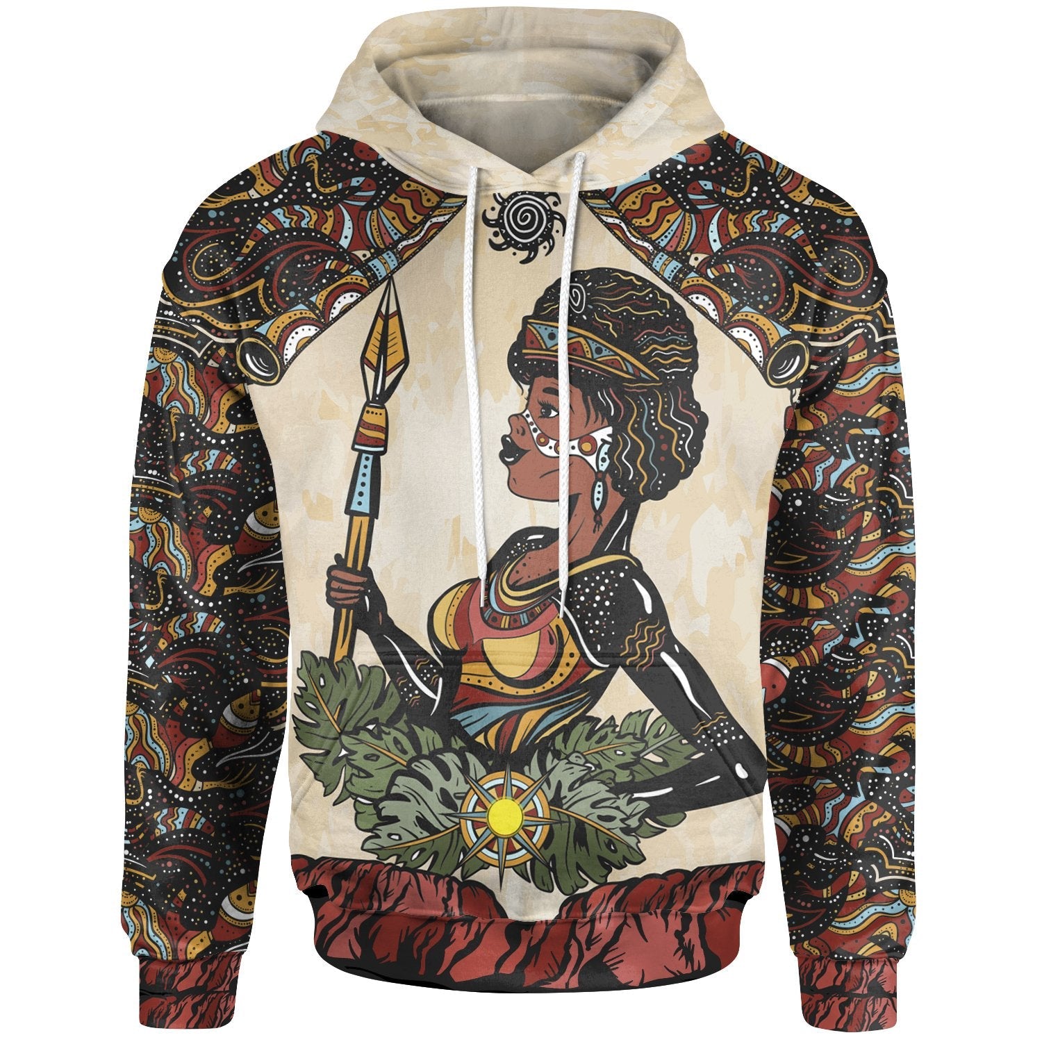 (Custom Text) Hoodie - Aboriginal Women