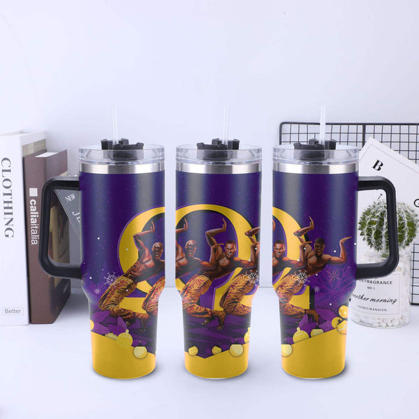 Fraternity Tumbler - OPP Christmas Handle Tumbler Omega Man Hand Sign Style